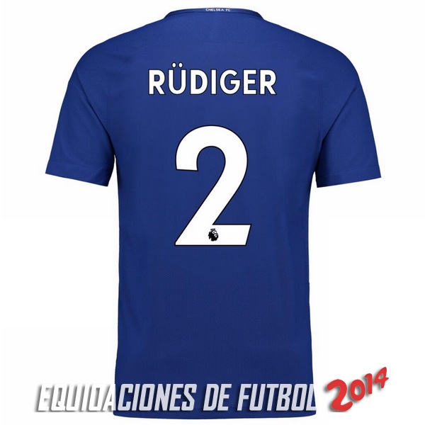 Rudiger de Camiseta Del Chelsea Primera Equipacion 2017/2018