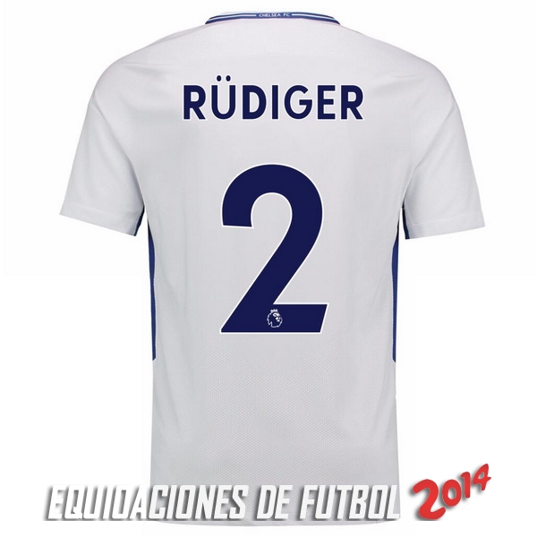 Rudiger de Camiseta Del Chelsea Segunda Equipacion 2017/2018