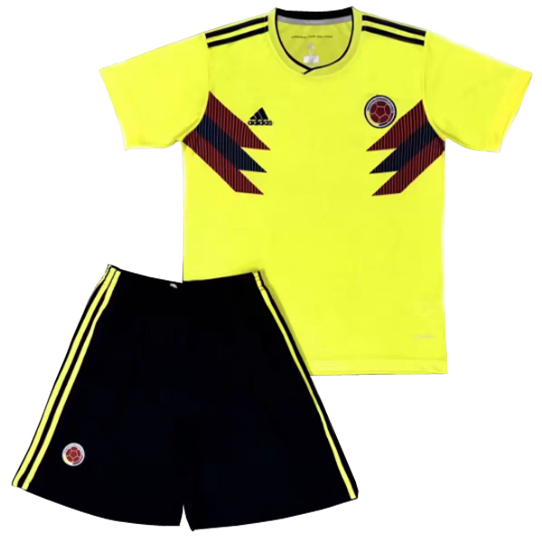 Camiseta Del Conjunto Completo Colombia Nino Primera 2018