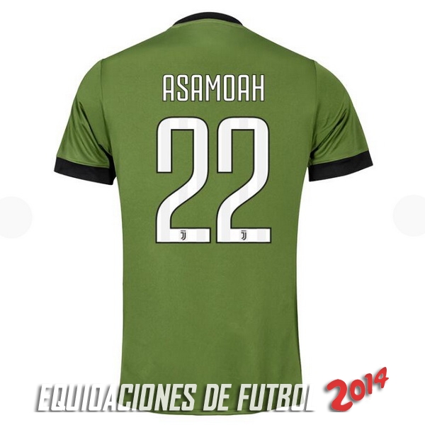 Asamoah de Camiseta Del Juventus Tercera Equipacion 2017/2018