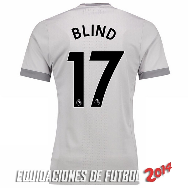 Blind de Camiseta Del Manchester United Tercera Equipacion 2017/2018 Blind de Camiseta Del Manchester United Tercera Equipacion 2017/2018