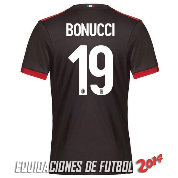 Bonucci de Camiseta Del AC Milan Tercera Equipacion 2017/2018