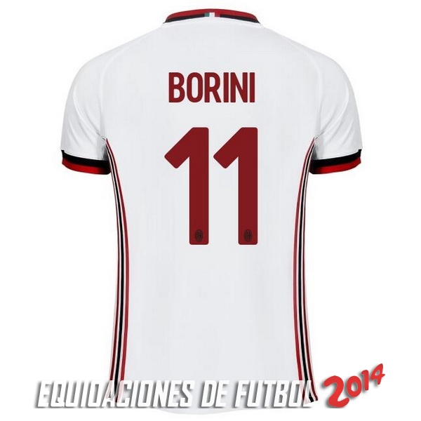 Borini de Camiseta Del AC Milan Segunda Equipacion 2017/2018