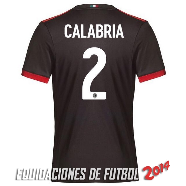Calabria de Camiseta Del AC Milan Tercera Equipacion 2017/2018