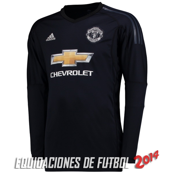Camiseta Del Manchester United Manga Larga Portero Primera 2017/2018 Camiseta Del Manchester United Manga Larga Portero Primera 2017/2018