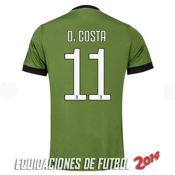D.Costa de Camiseta Del Juventus Tercera Equipacion 2017/2018