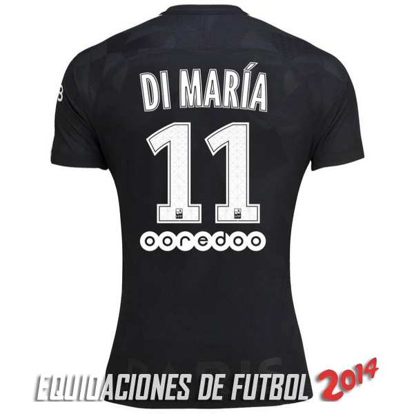 Di Maria De Camiseta Del PSG Tercera 2017/2018