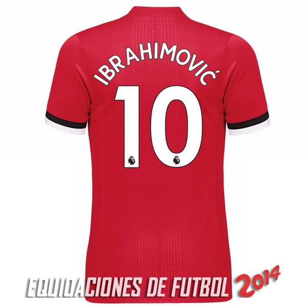 Ibrahimovic de Camiseta Del Manchester United Primera Equipacion 2017/2018