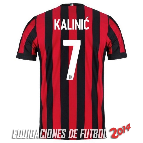 Kalinic de Camiseta Del AC Milan Primera Equipacion 2017/2018