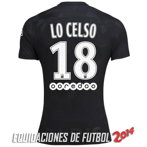 Lo Celso De Camiseta Del PSG Tercera 2017/2018