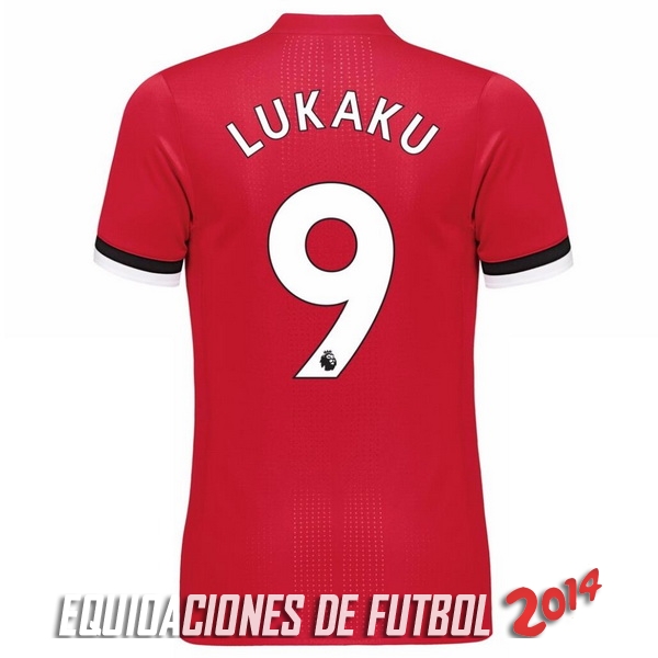 Lukaku de Camiseta Del Manchester United Primera Equipacion 2017/2018