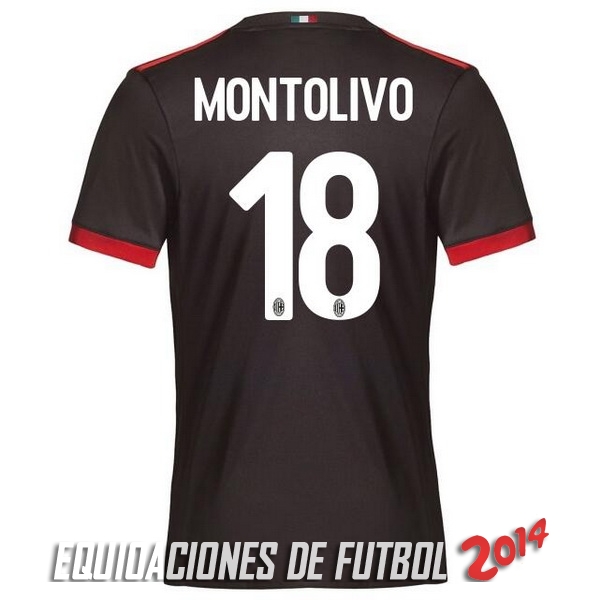 Montolivo de Camiseta Del AC Milan Tercera Equipacion 2017/2018