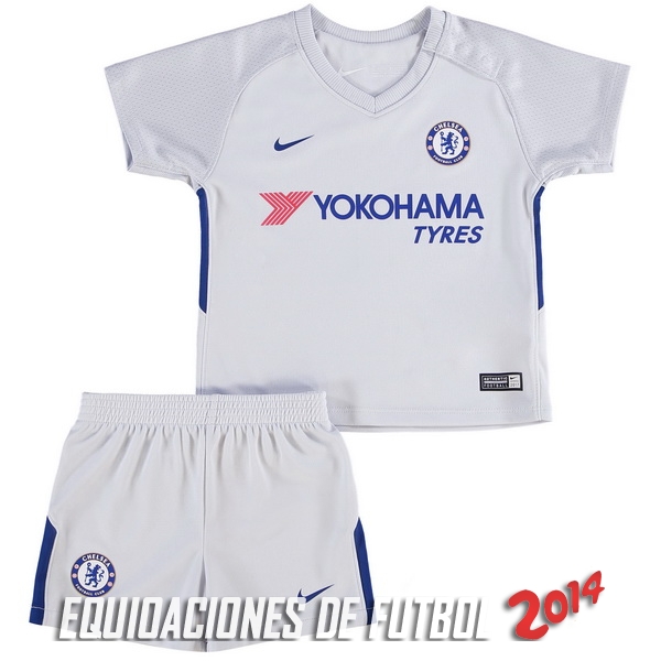 Camiseta Del Conjunto Completo Chelsea Nino Segunda Equipacion 2017/2018