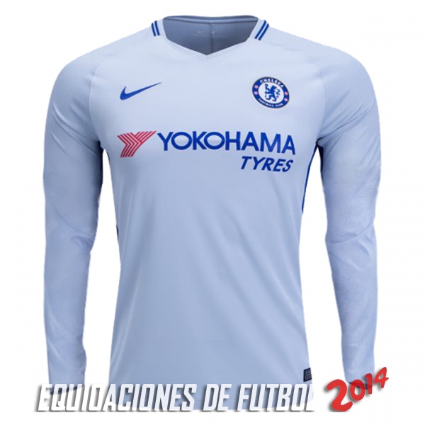 Camiseta Del Chelsea Manga Larga Segunda 2017/2018