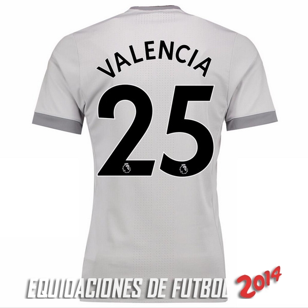 Valencia de Camiseta Del Manchester United Tercera Equipacion 2017/2018