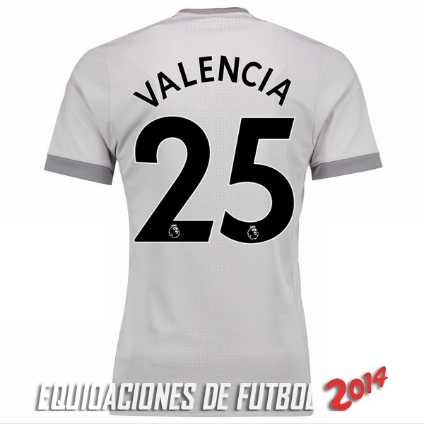 Valencia de Camiseta Del Manchester United Tercera Equipacion 2017/2018 Valencia de Camiseta Del Manchester United Tercera Equipacion 2017/2018