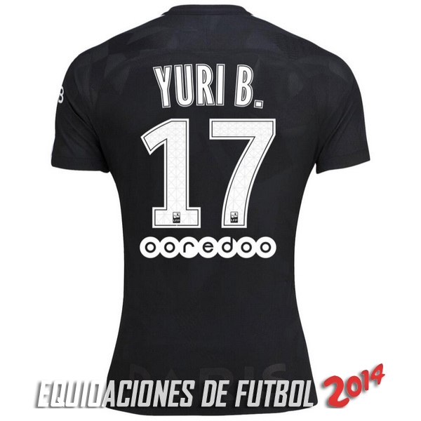 Yuri B, De Camiseta Del PSG Tercera 2017/2018