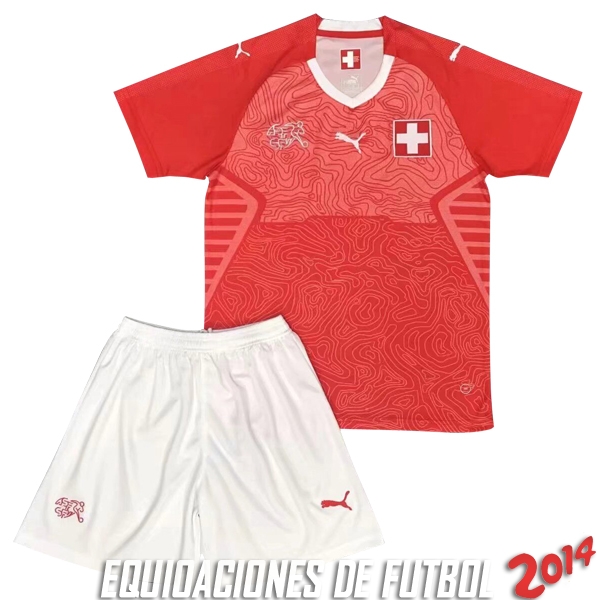 Camiseta Del Conjunto Completo Suiza Nino Primera Equipacion 2018