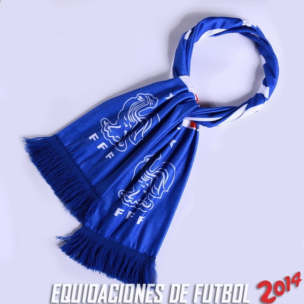 Bufanda Futbol Francia Tejidas Azul 2018