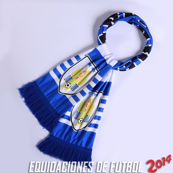 Bufanda Futbol Uruguay Tejidas Azul 2018