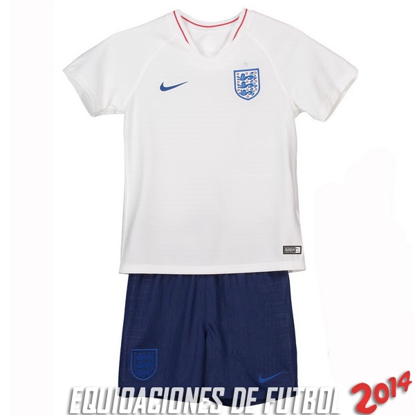 Camiseta Del Conjunto Completo Inglaterra Nino Primera Equipacion 2018