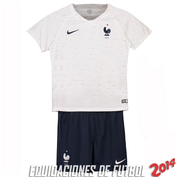Camiseta Del Conjunto Completo Francia Nino Segunda Equipacion 2018