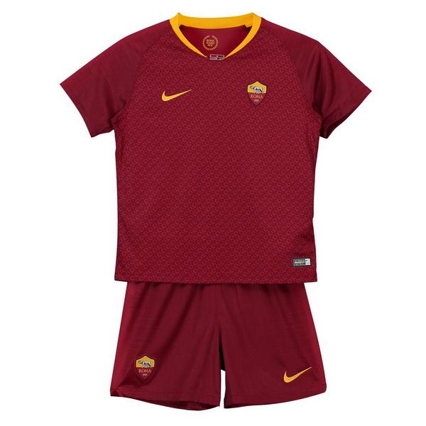 Camiseta Del Conjunto Completo AS Roma Ninos Primera 2018/2019
