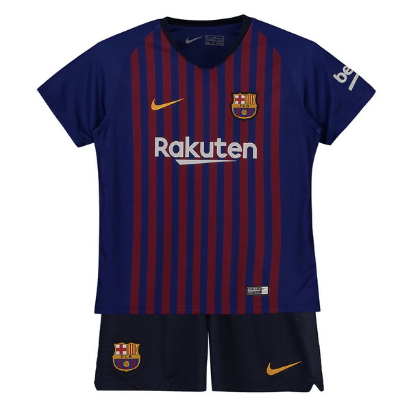 Camiseta Del Conjunto Completo Barcelona Nino Primera 2018/2019 Camiseta Del Conjunto Completo Barcelona Nino Primera 2018/2019