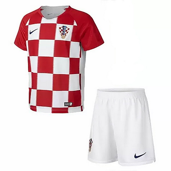 Camiseta Del Conjunto Completo Croatia Nino Primera Equipacion 2018