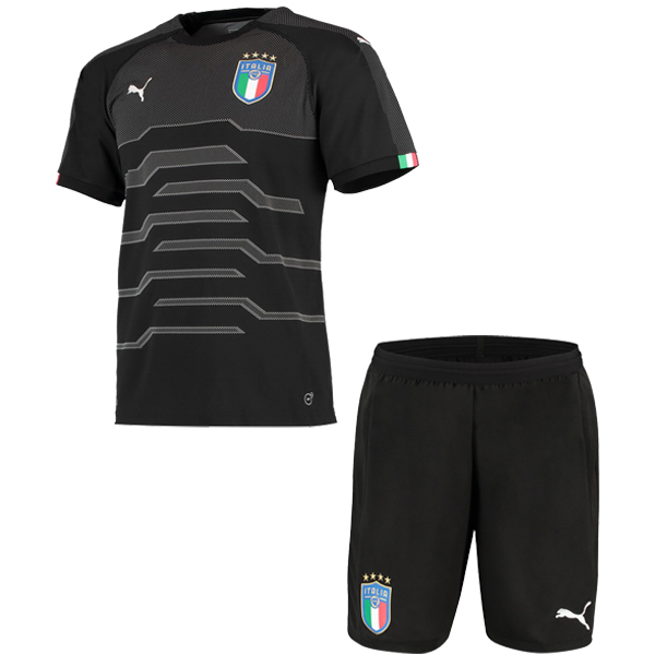 Camiseta Del Conjunto Completo Portero Italia Nino Primera Equipacion 2018