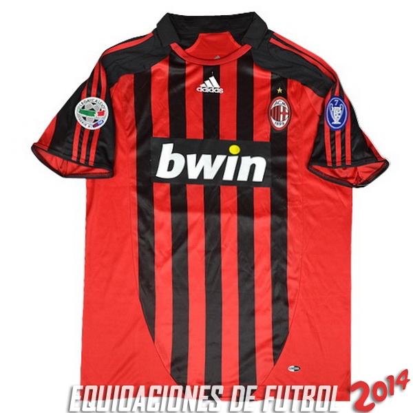 Retro Camiseta De AC Milan de la Seleccion Primera 2007 2008