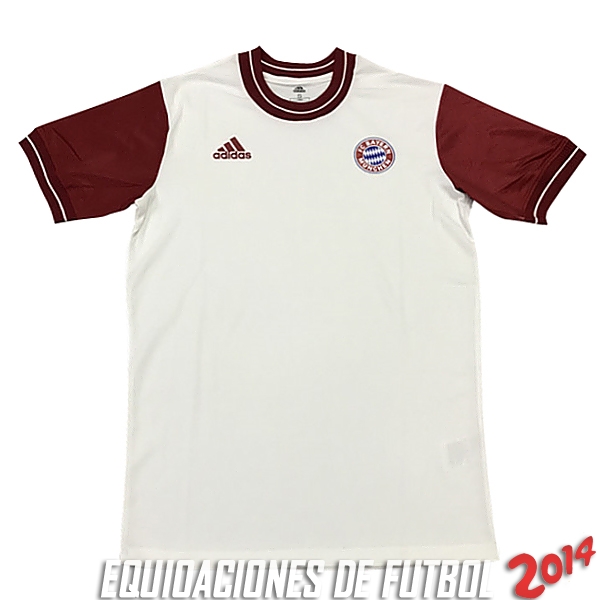 Tailandia Camiseta Del Bayern Munich Edición Conmemorativa 2018/2019 Blanco