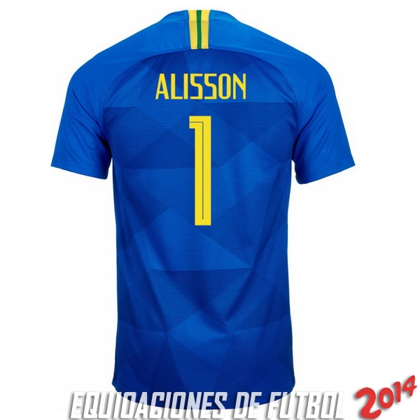 Alisson Camiseta De Brasil de la Seleccion Segunda 2018