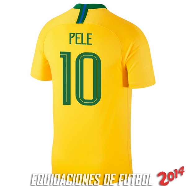 Pele Camiseta De Brasil de la Seleccion Primera 2018
