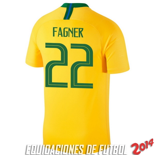 Fagner Camiseta De Brasil de la Seleccion Primera 2018