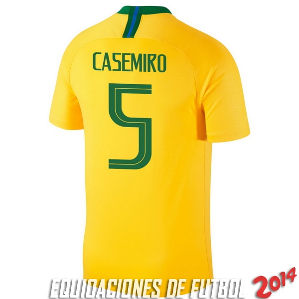 Casemiro Camiseta De Brasil de la Seleccion Primera 2018