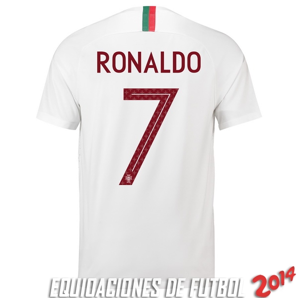 Ronaldo de Camiseta Del Portugal Segunda Equipacion 2018