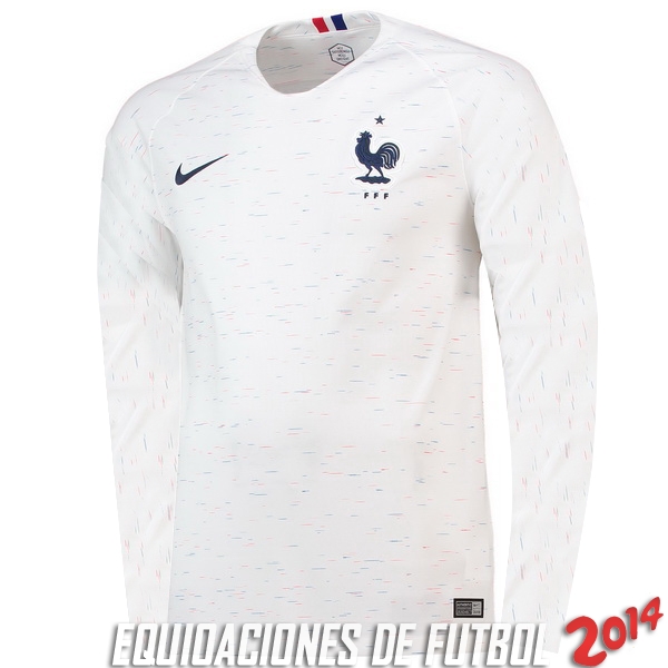 Camiseta Del Francia Manga Larga Segunda 2018