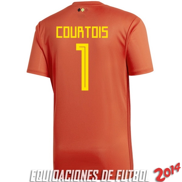Courtois de Camiseta Del Belgica Primera Equipacion 2018