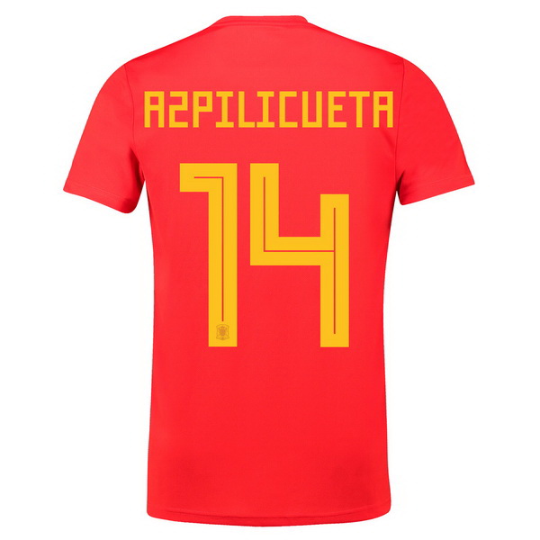 Azpilicueta Camiseta De Espana de la Seleccion Primera 2018