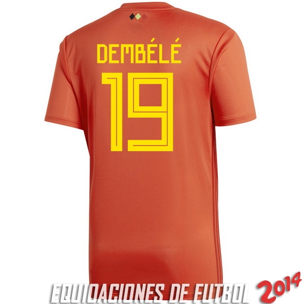 Dembele de Camiseta Del Belgica Primera Equipacion 2018