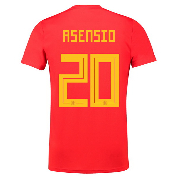 Asensio Camiseta De Espana de la Seleccion Primera 2018