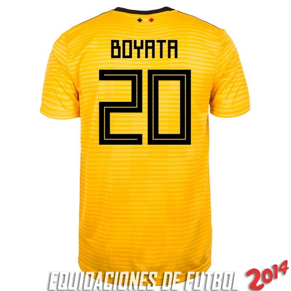 Boyata de Camiseta Del Belgica Segunda Equipacion 2018