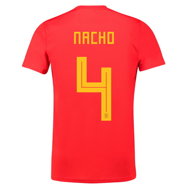 Nacho Camiseta De Espana de la Seleccion Primera 2018