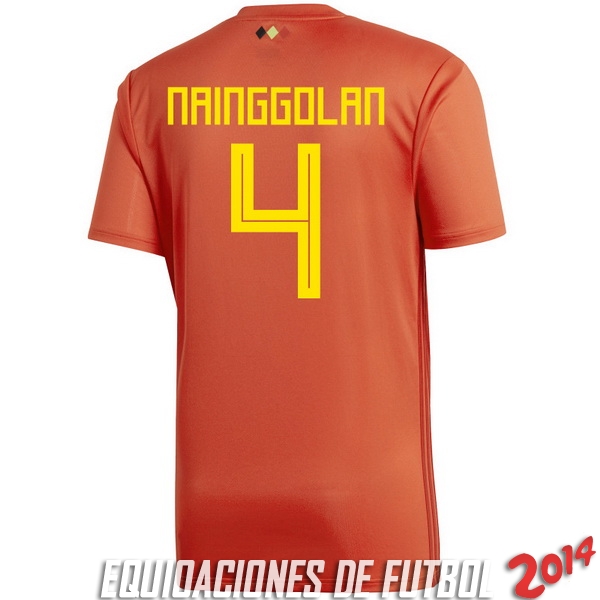 Nainggolan de Camiseta Del Belgica Primera Equipacion 2018