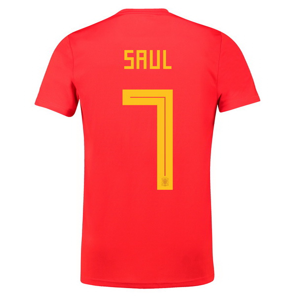 Saul Camiseta De Espana de la Seleccion Primera 2018