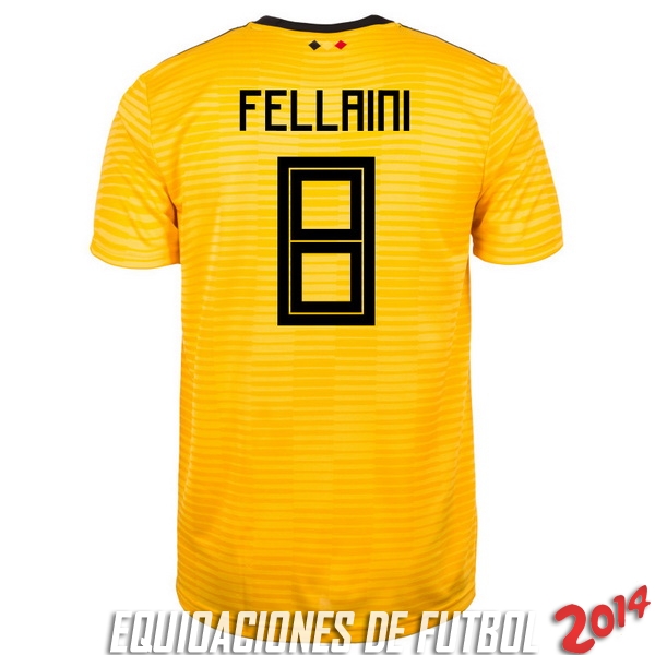 Fellaini de Camiseta Del Belgica Segunda Equipacion 2018