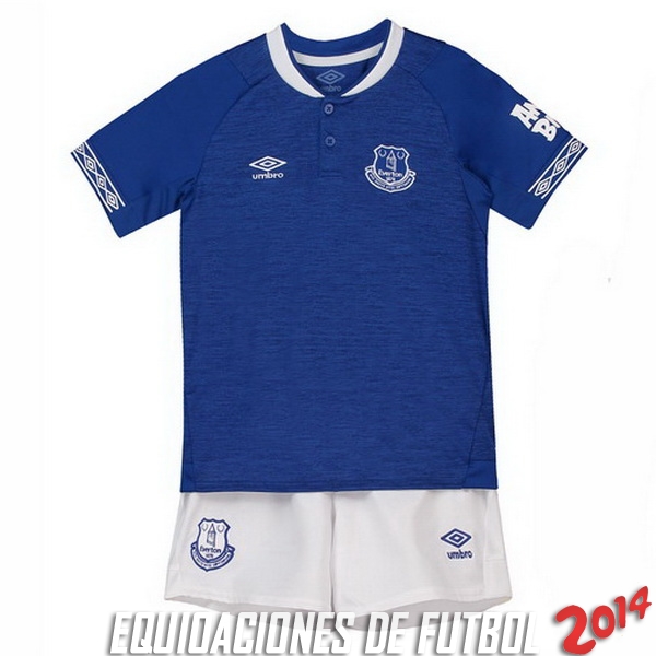 Camiseta Del Conjunto Completo Everton Ninos Primera 2018/2019