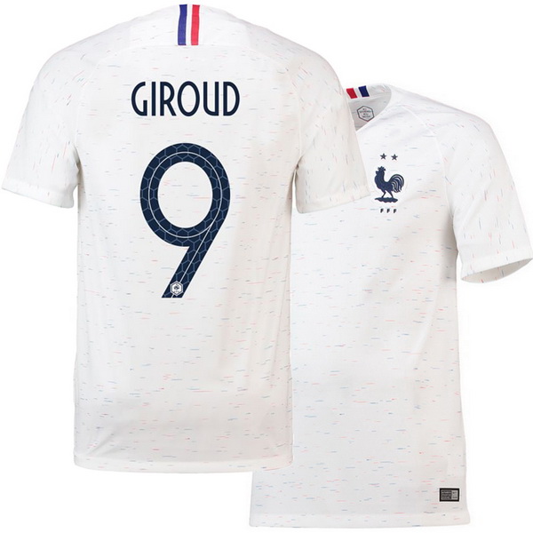 Giroud Championne du Monde Camiseta De Francia de la Seleccion Segunda 2018 Dos estrellas