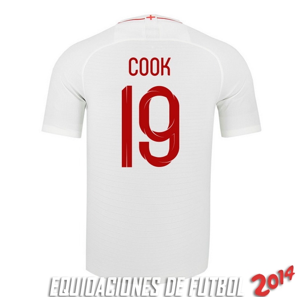 Cook Camiseta De Inglaterra de la Seleccion Primera 2018